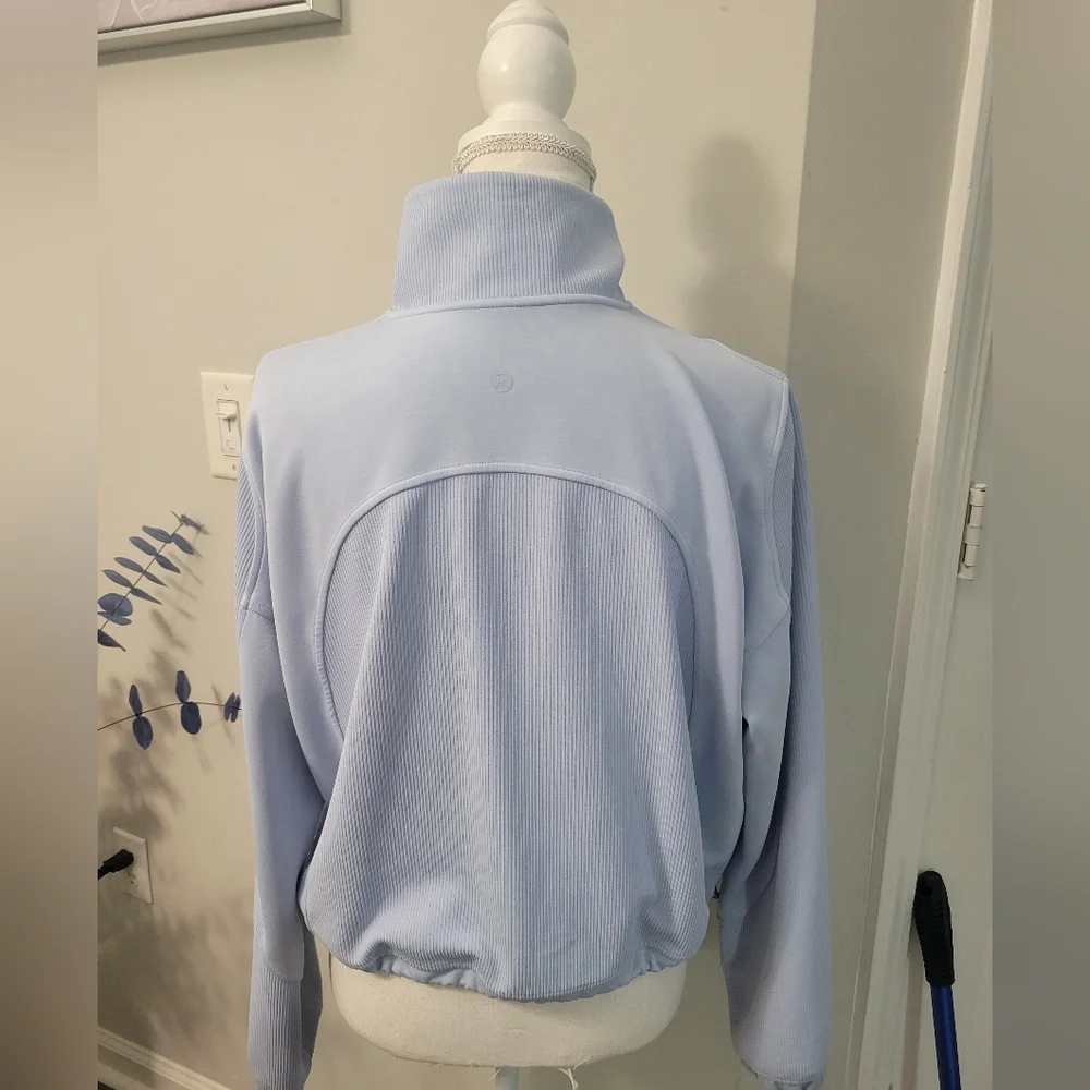 LULULEMON BRUSHED RIBBED SOFTSTREME HALF ZIP - Picture 8 of 14